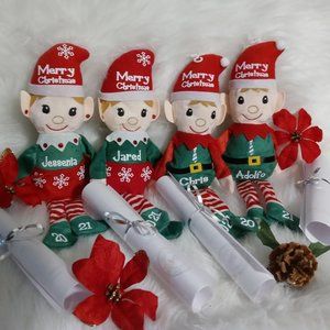 Christmas Elf Personalized Elves Only Boys Available